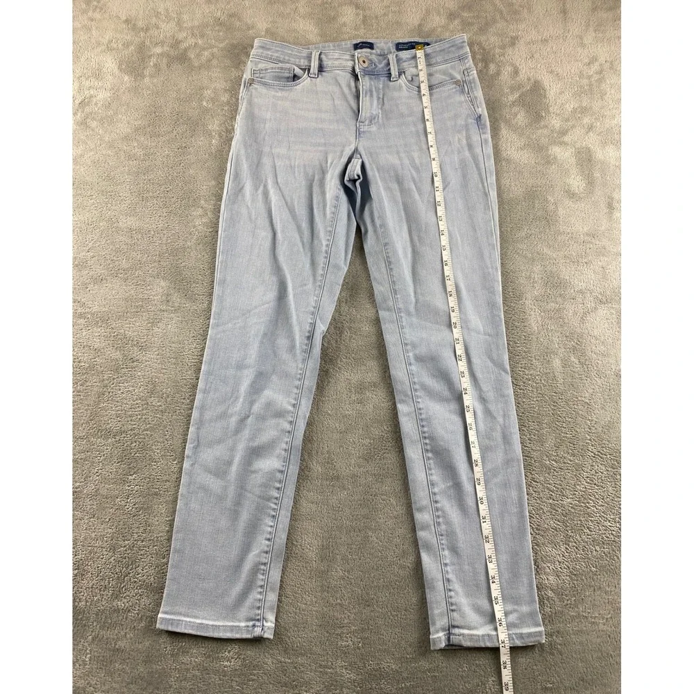 J.Jill Denim Authentic Fit Slim Ankle Jeans Light Wash Womens Size 4 Blue
